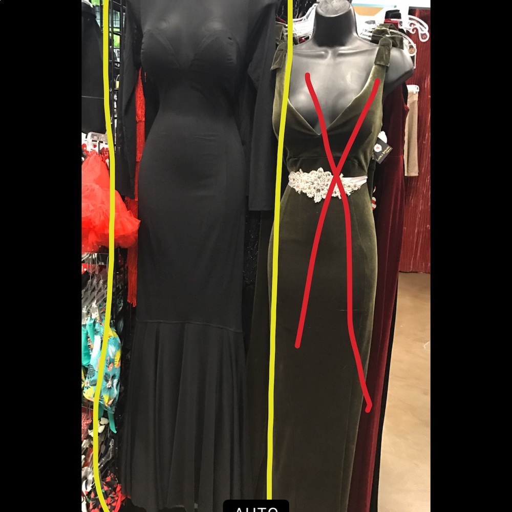 Elegant black pin up dress